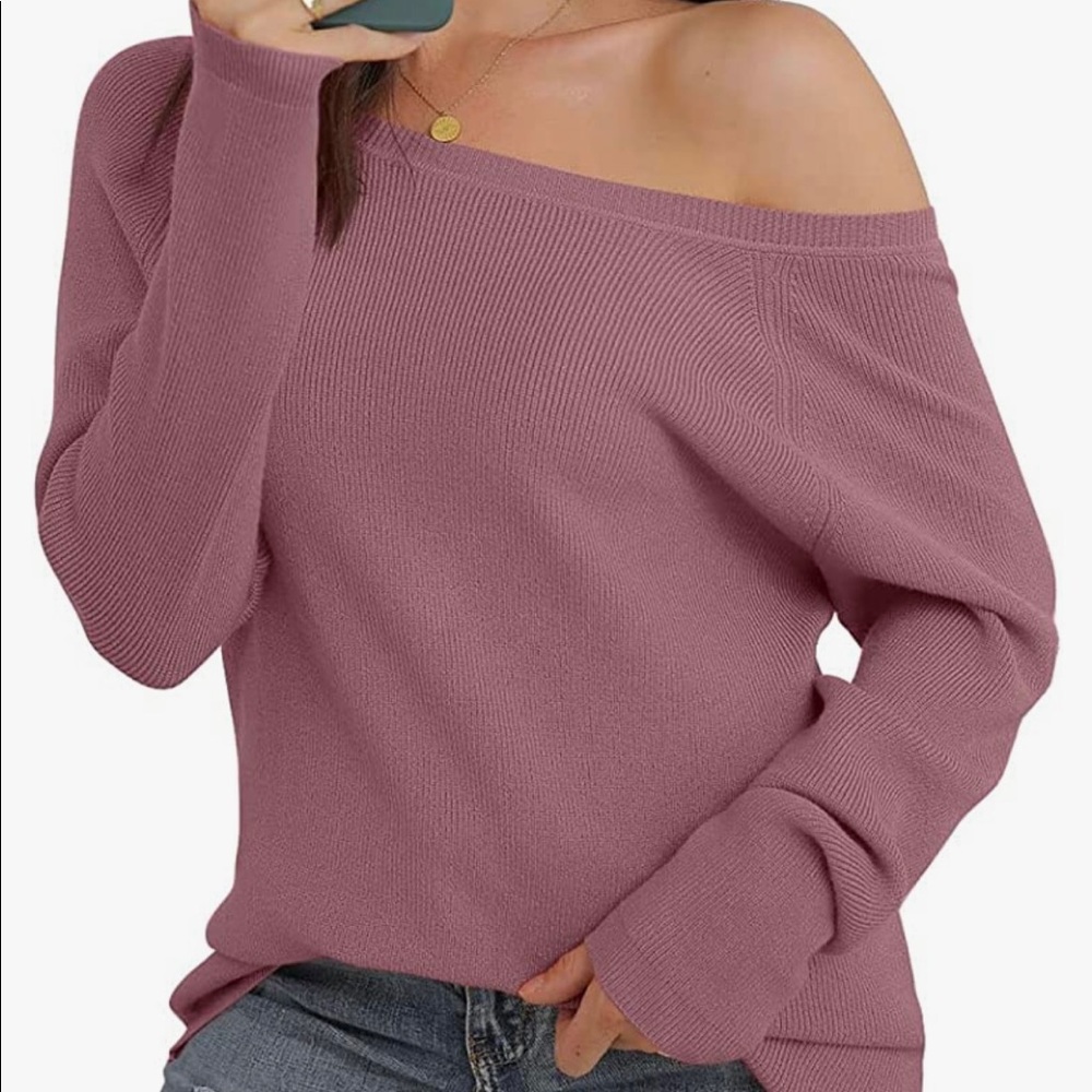 Mauve sweater, NWT